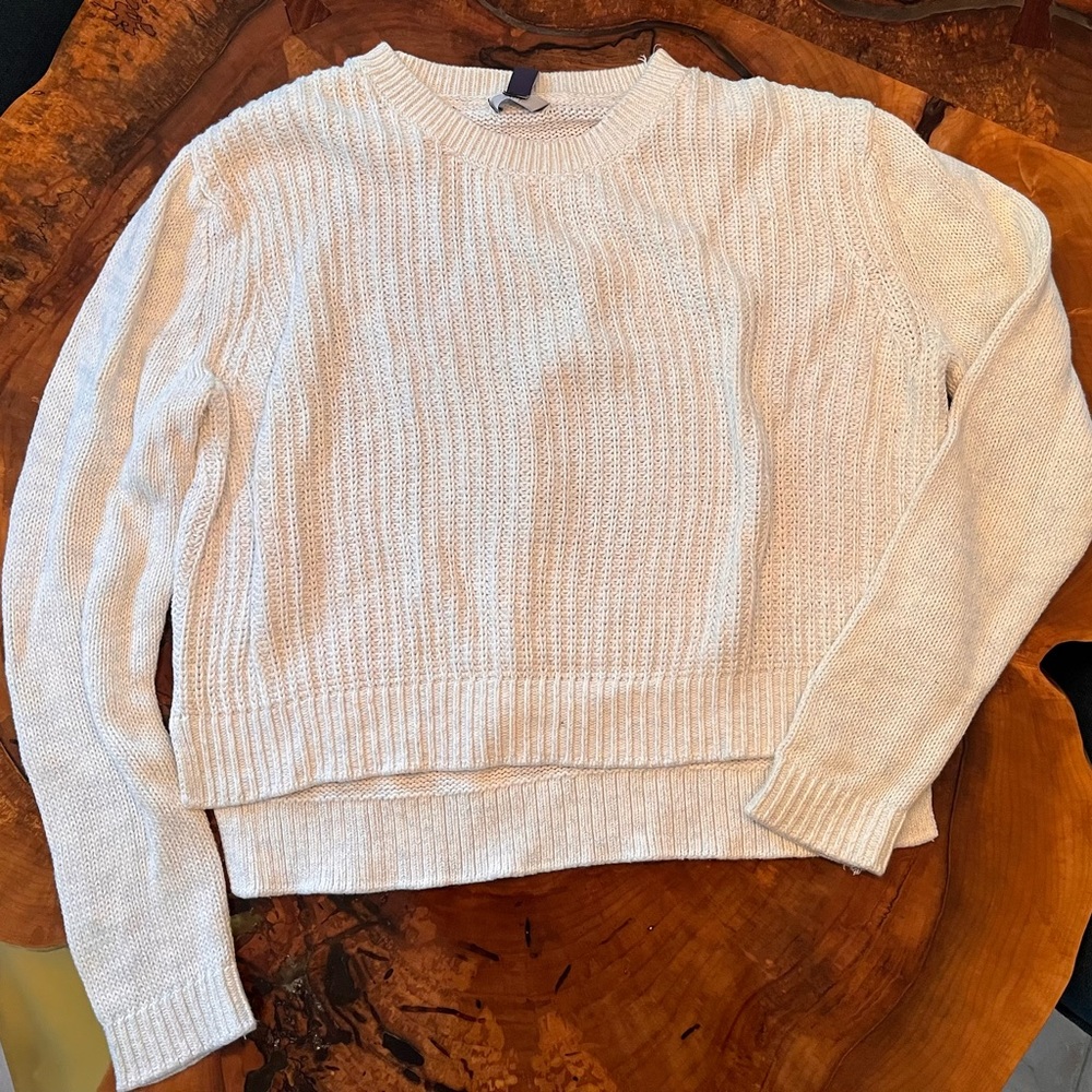 Gap Size XL White/Blue Sweater